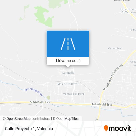 Mapa Calle Proyecto 1