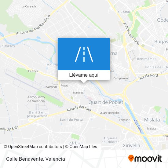 Mapa Calle Benavente