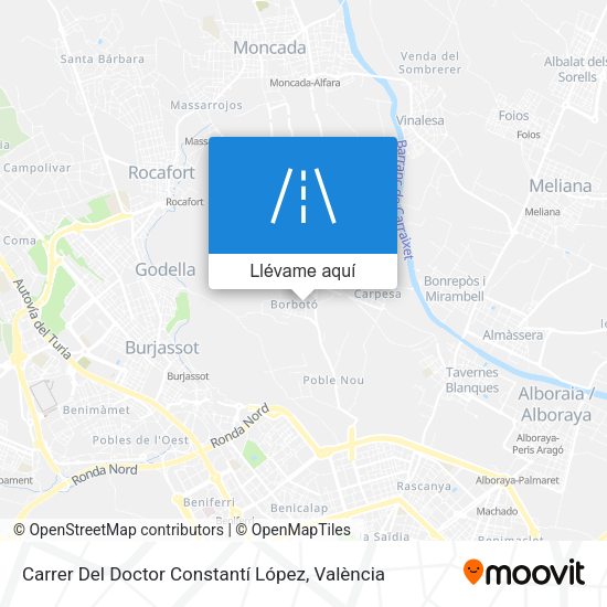 Mapa Carrer Del Doctor Constantí López