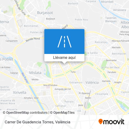 Mapa Carrer De Guadencia Torres