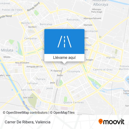Mapa Carrer De Ribera