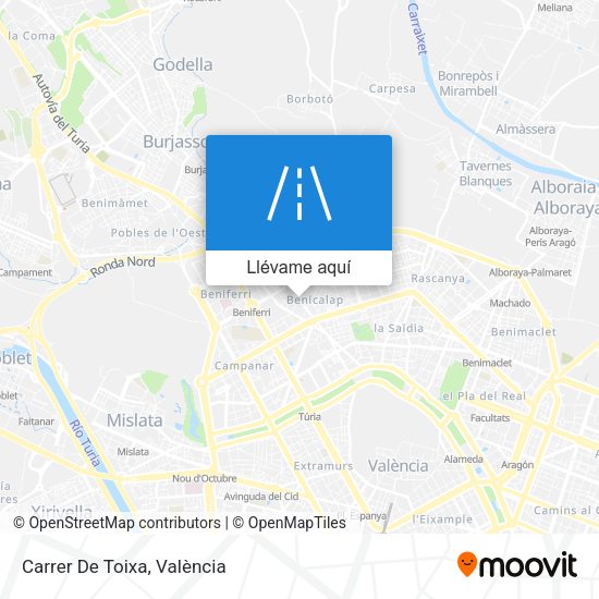 Mapa Carrer De Toixa