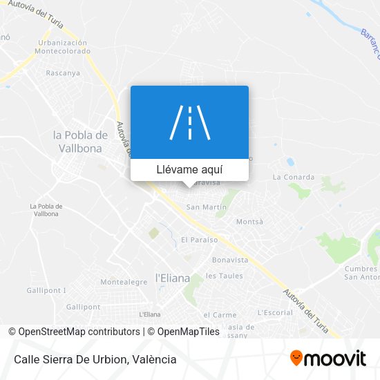 Mapa Calle Sierra De Urbion