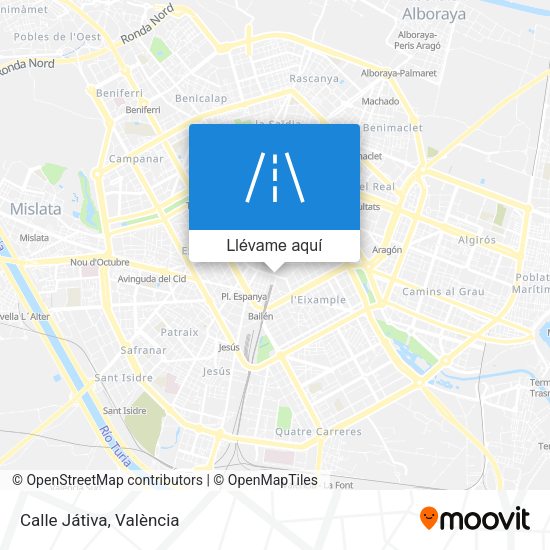 Mapa Calle Játiva