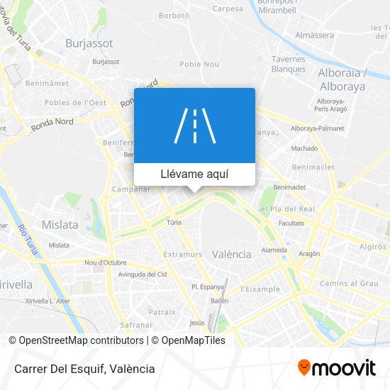 Mapa Carrer Del Esquif
