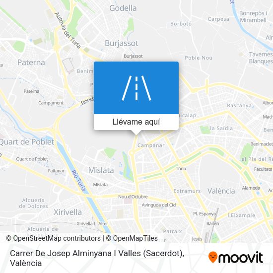 Mapa Carrer De Josep Alminyana I Valles (Sacerdot)