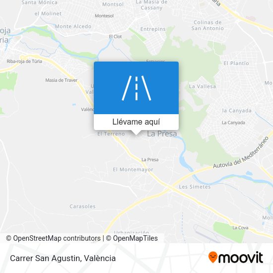 Mapa Carrer San Agustin