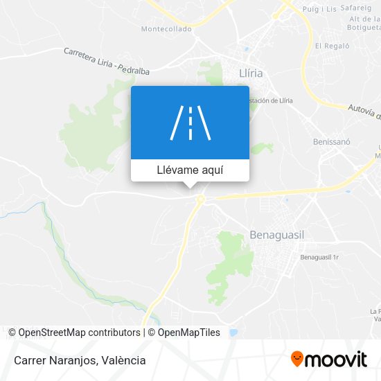 Mapa Carrer Naranjos