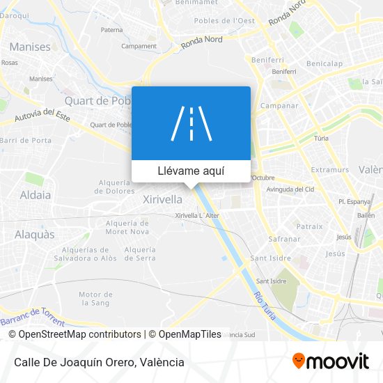 Mapa Calle De Joaquín Orero