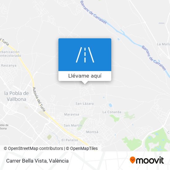 Mapa Carrer Bella Vista