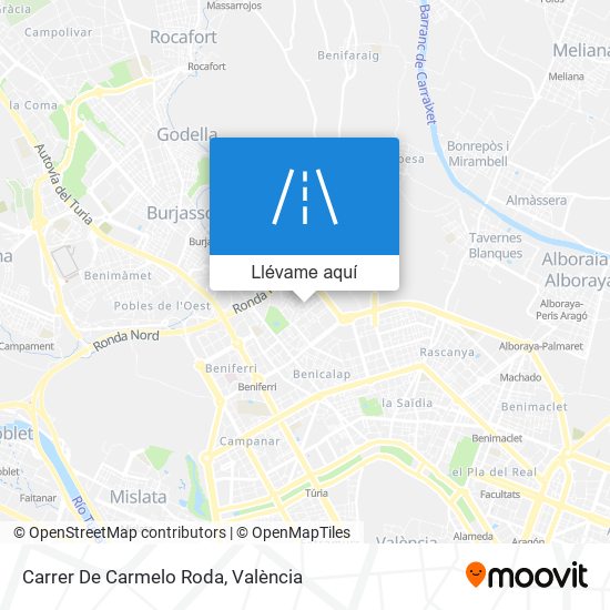 Mapa Carrer De Carmelo Roda