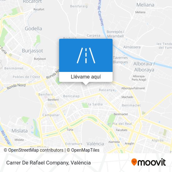 Mapa Carrer De Rafael Company