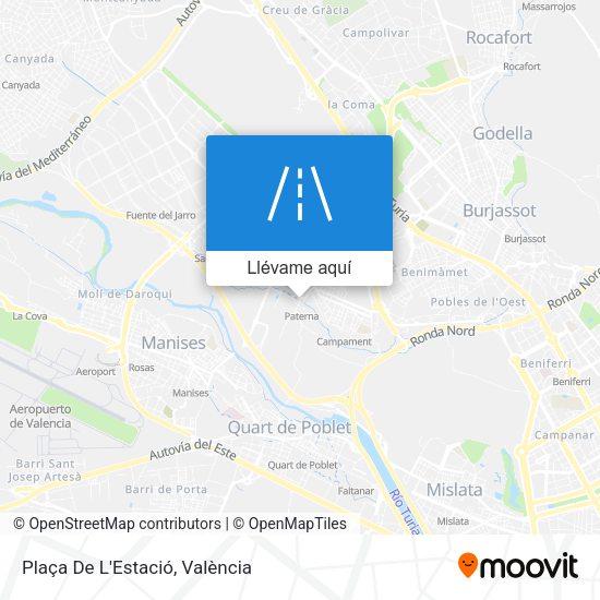 Mapa Plaça De L'Estació