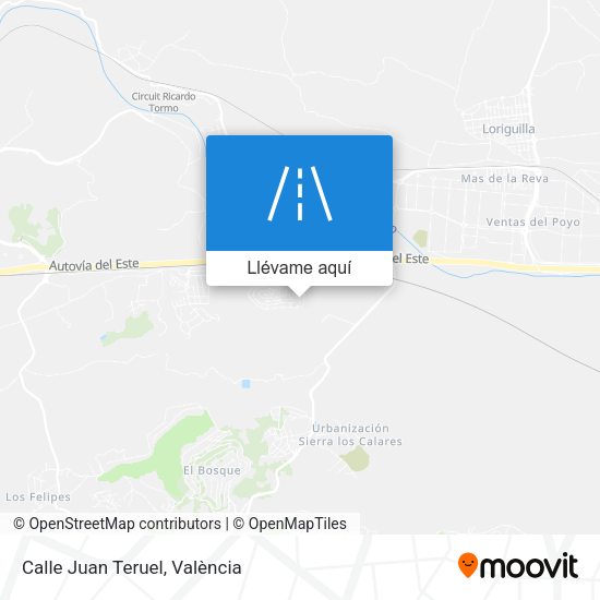 Mapa Calle Juan Teruel