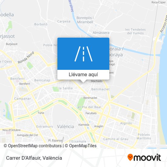 Mapa Carrer D'Alfauir
