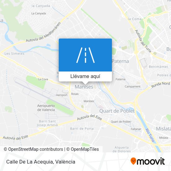 Mapa Calle De La Acequia