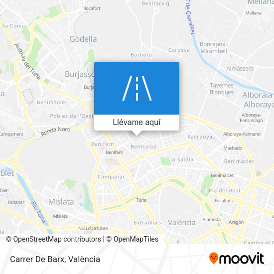 Mapa Carrer De Barx