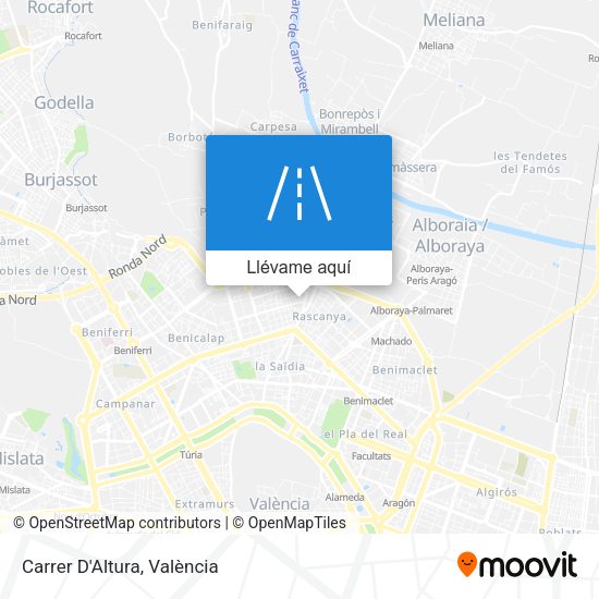 Mapa Carrer D'Altura