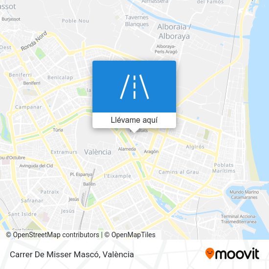 Mapa Carrer De Misser Mascó