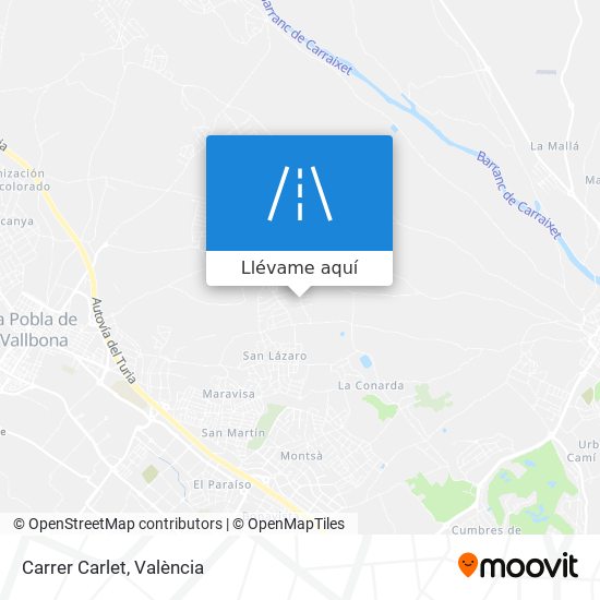 Mapa Carrer Carlet