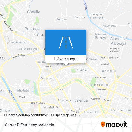 Mapa Carrer D'Estubeny