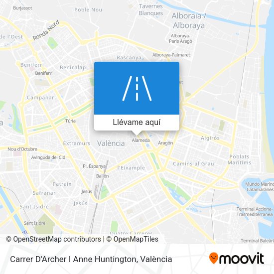 Mapa Carrer D'Archer I Anne Huntington