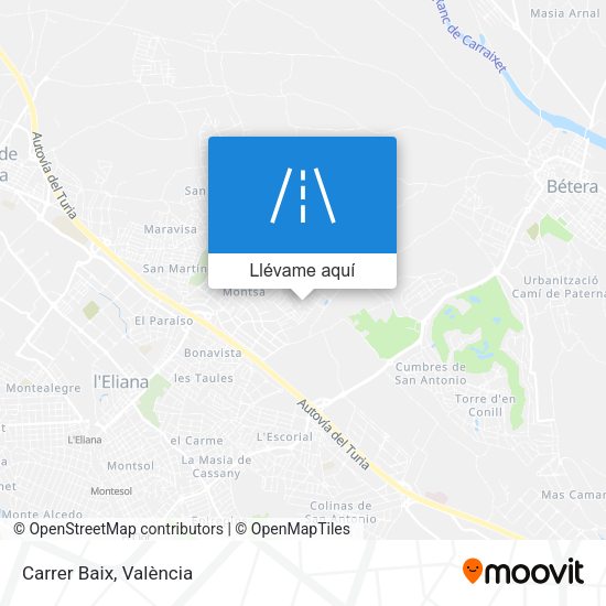Mapa Carrer Baix