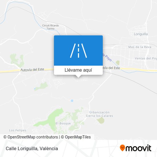 Mapa Calle Loriguilla
