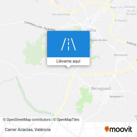Mapa Carrer Acacias