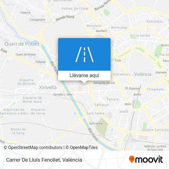 Mapa Carrer De Lluís Fenollet