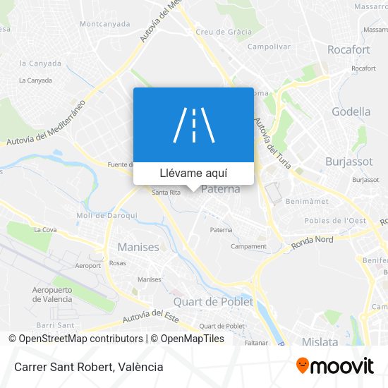 Mapa Carrer Sant Robert