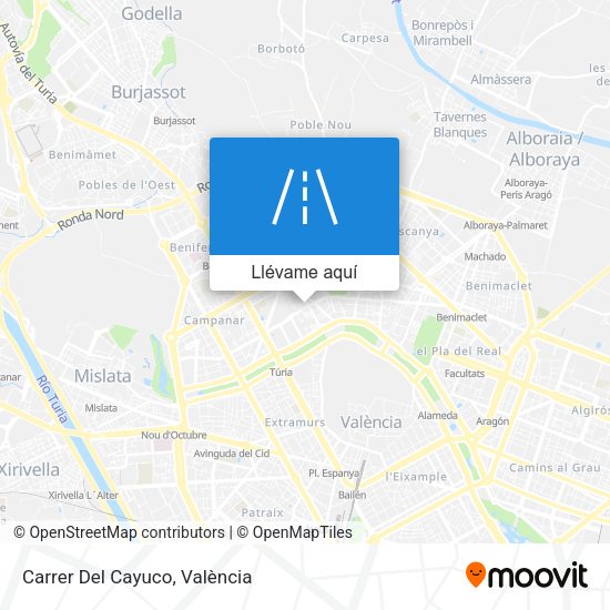 Mapa Carrer Del Cayuco