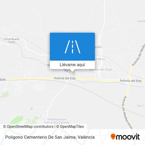 Mapa Poligono Cementerio De San Jaime