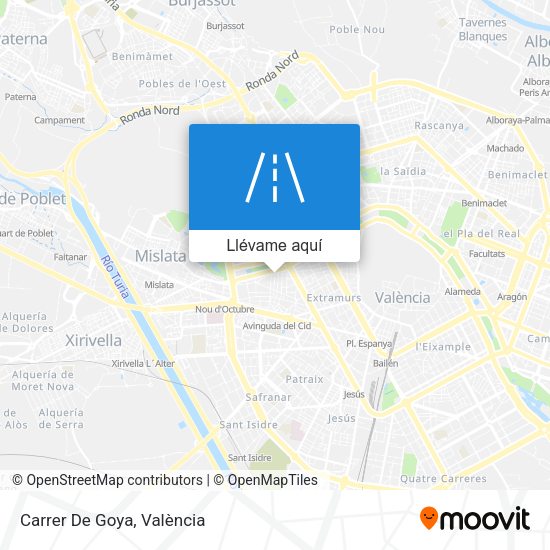 Mapa Carrer De Goya
