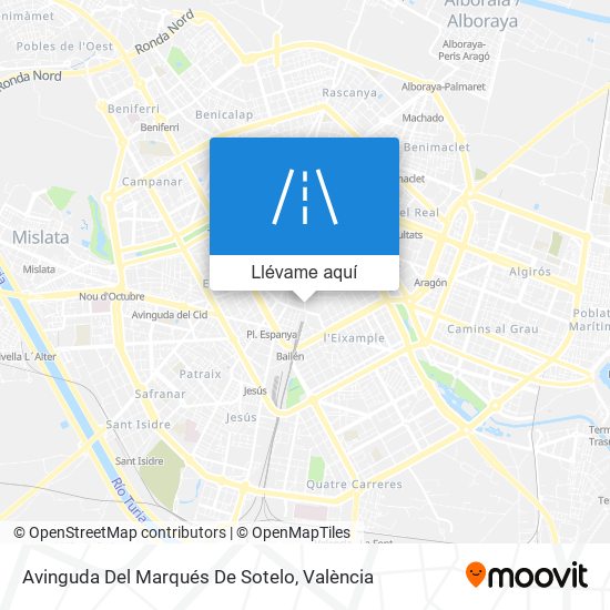 Mapa Avinguda Del Marqués De Sotelo