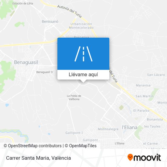 Mapa Carrer Santa Maria