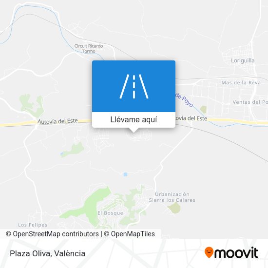 Mapa Plaza Oliva
