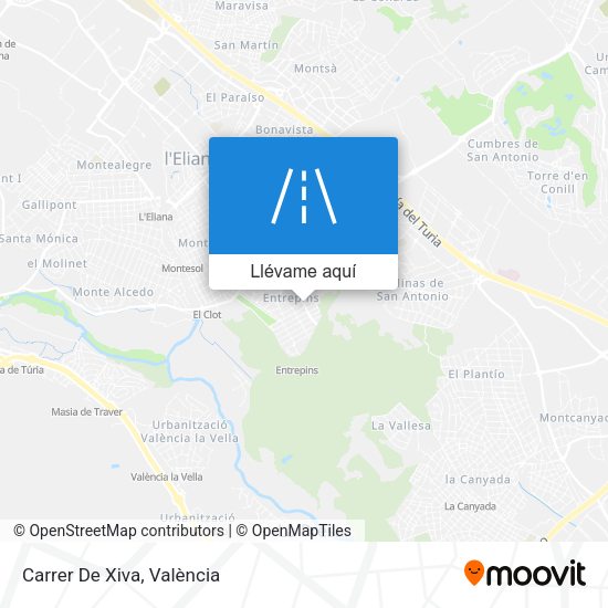 Mapa Carrer De Xiva