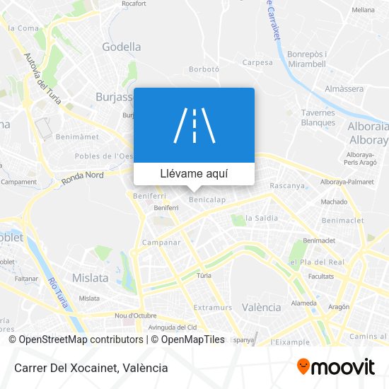 Mapa Carrer Del Xocainet