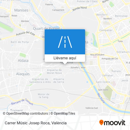 Mapa Carrer Músic Josep Roca