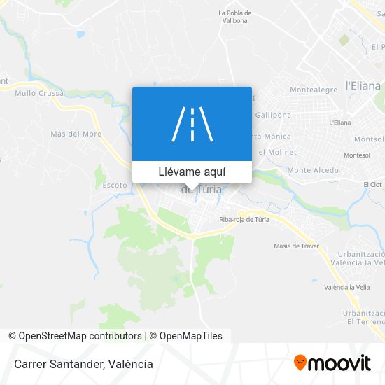 Mapa Carrer Santander