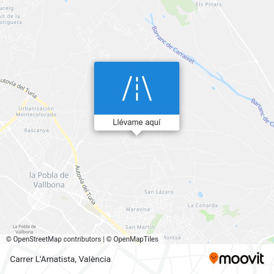 Mapa Carrer L'Amatista