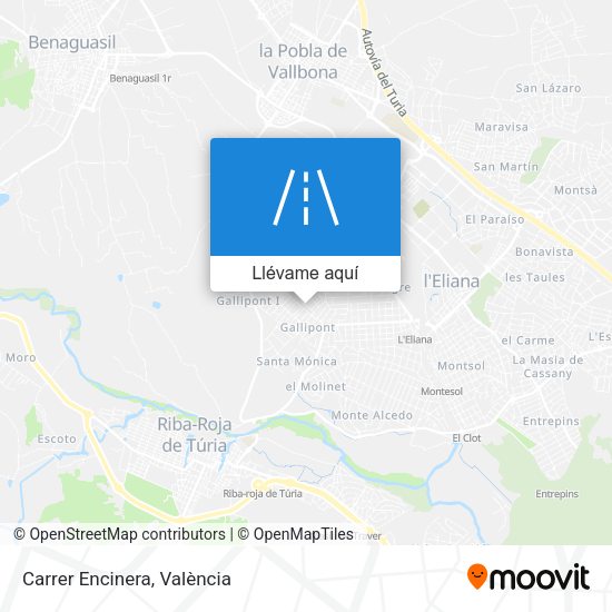 Mapa Carrer Encinera