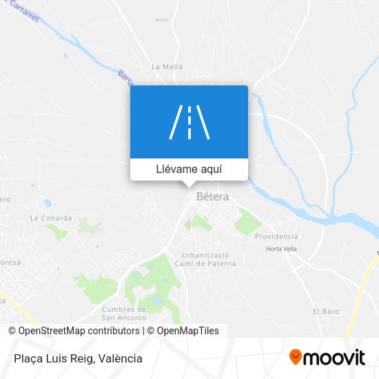 Mapa Plaça Luis Reig