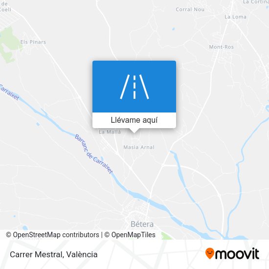 Mapa Carrer Mestral