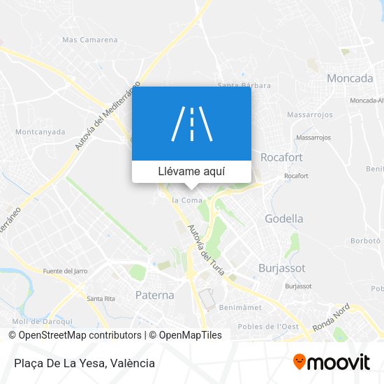 Mapa Plaça De La Yesa