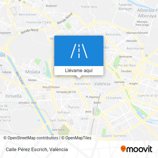 Mapa Calle Pérez Escrich