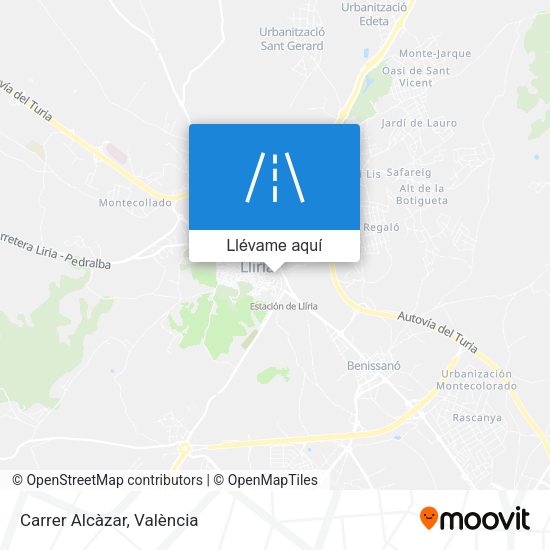 Mapa Carrer Alcàzar