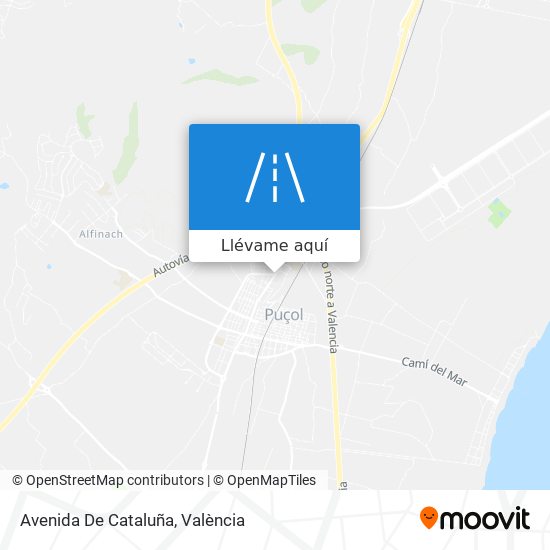 Mapa Avenida De Cataluña