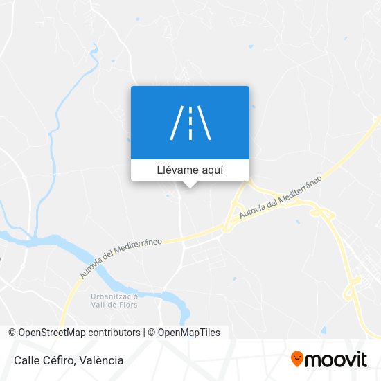 Mapa Calle Céfiro
